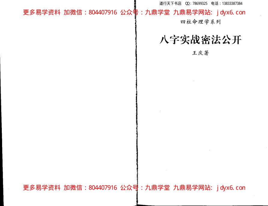 王庆  - 命理七杀[126页] 内页图1
