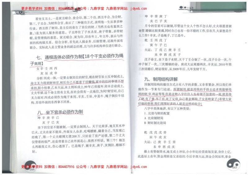 01.4盲派八字读象实例教程系列初中篇 96-276页-国学易学资源分享