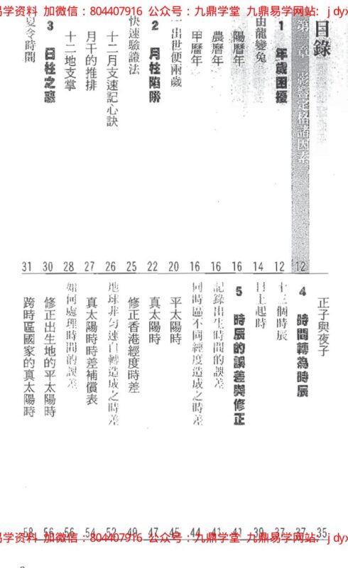 点算八字吉凶+罗量-国学易学资源分享