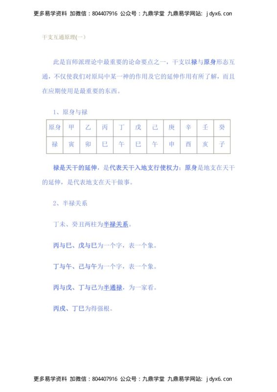 学习八字命理的捷径-国学易学资源分享