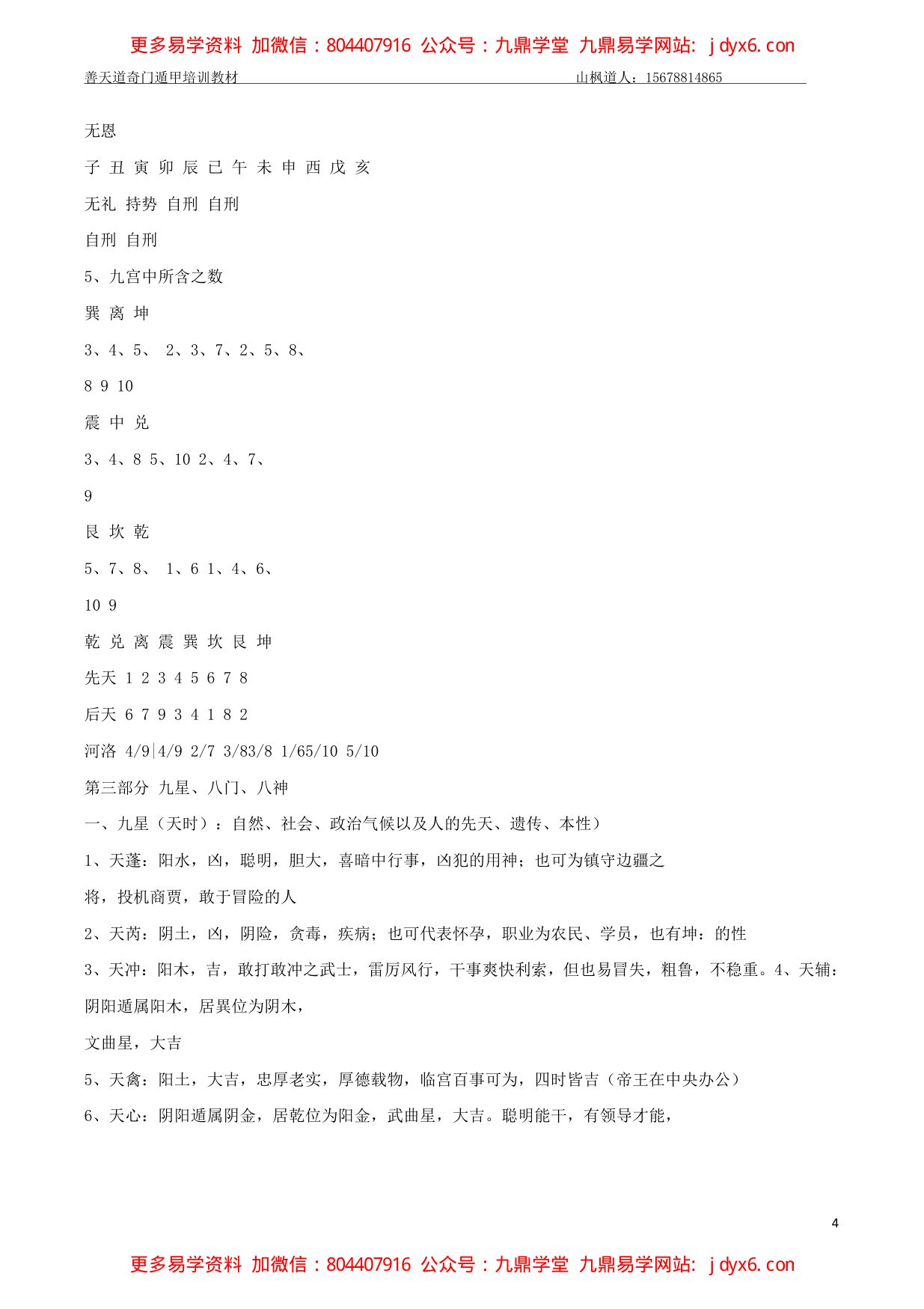 善天道-奇门遁甲基础知识归纳127页 内页图2