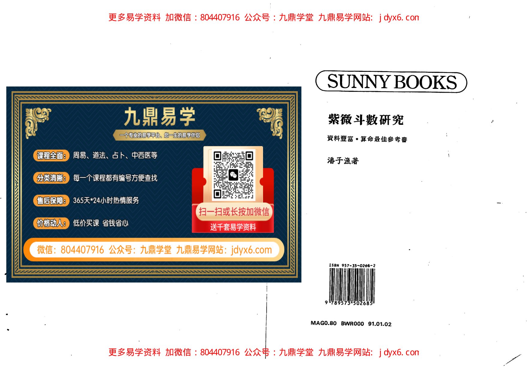 潘子渔-紫微斗数循环论下册 内页图1