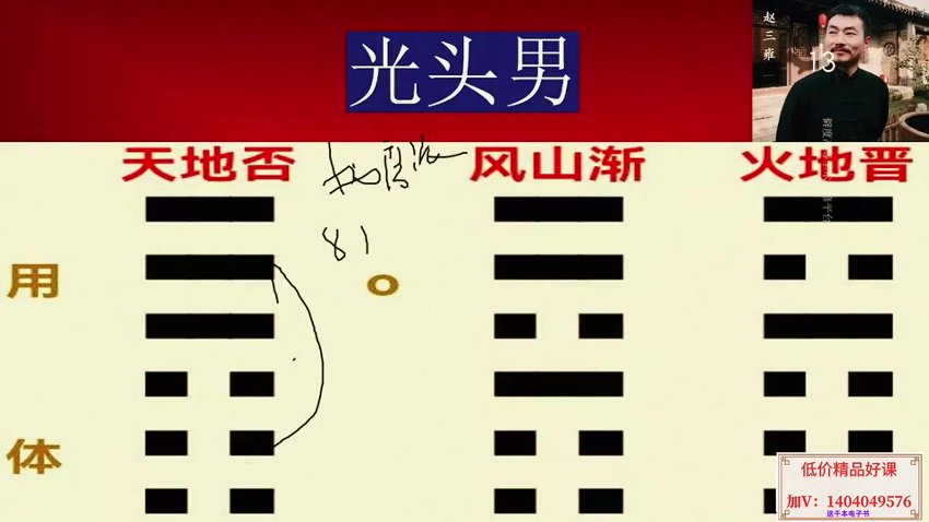 赵三雍 梅花易数 无极僚叟  7集视频 视频截图3