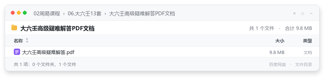 大六壬高级疑难解答PDF文档