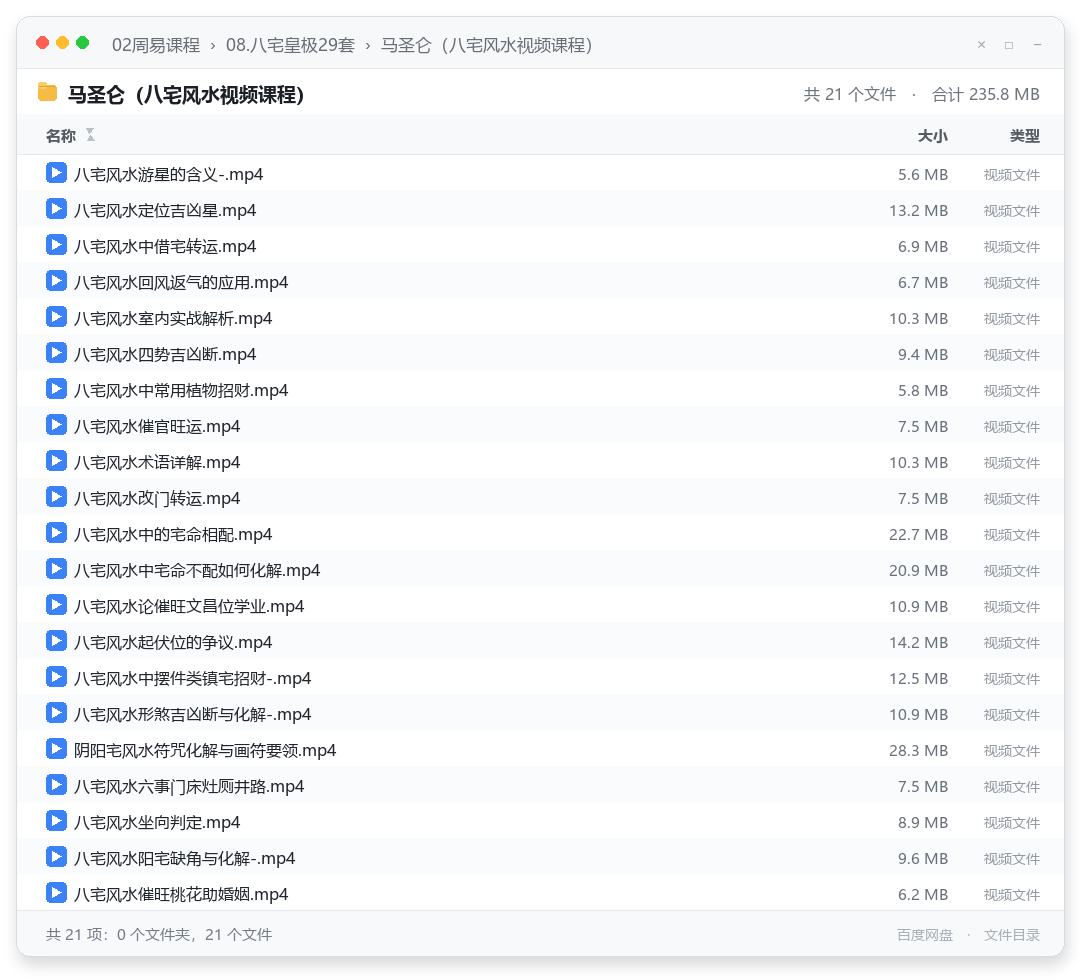 马圣仑(八宅风水视频课程)