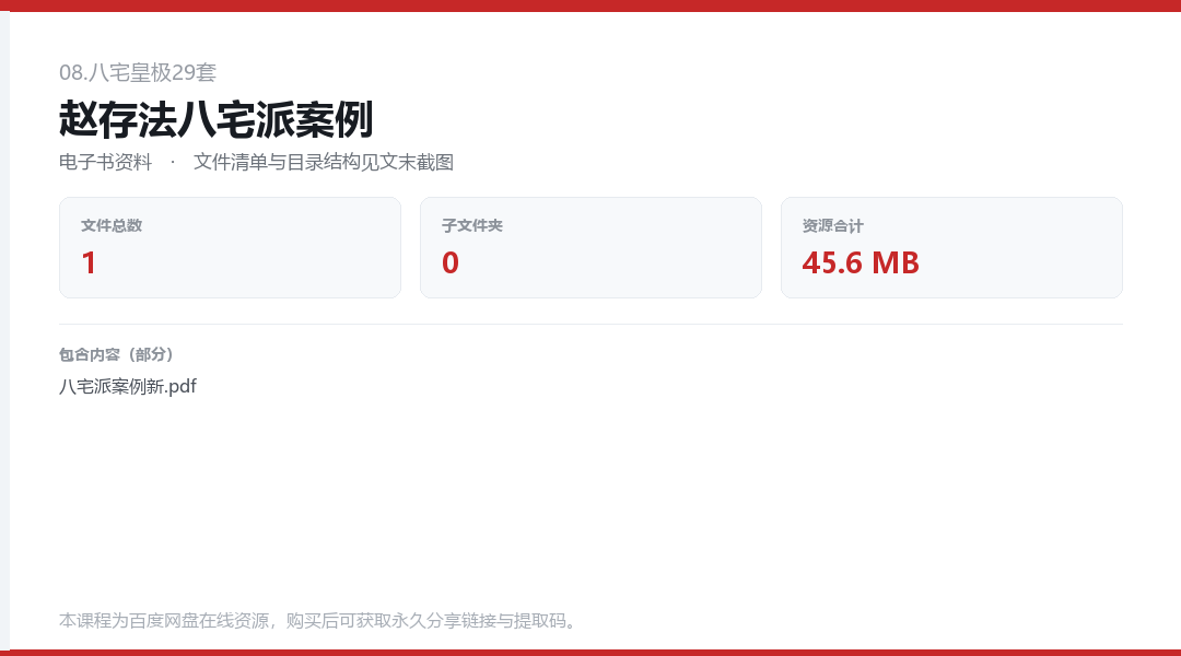 赵存法八宅派案例