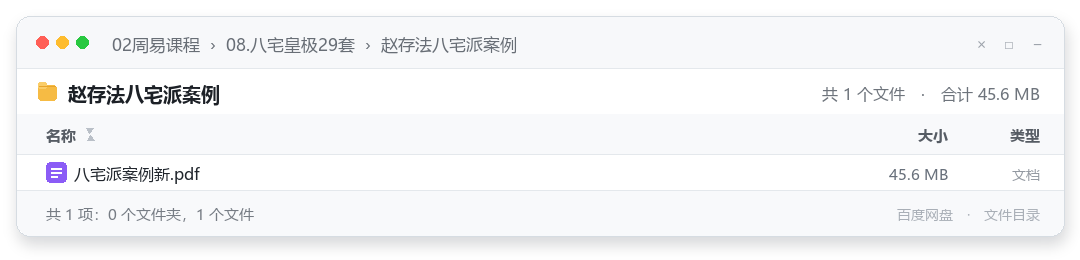 赵存法八宅派案例
