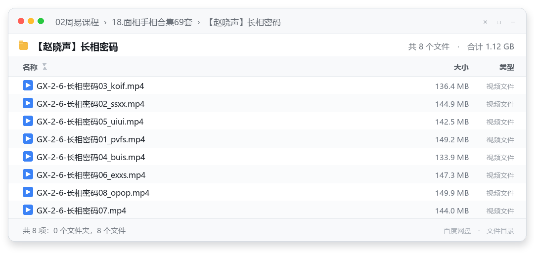 【赵晓声】长相密码