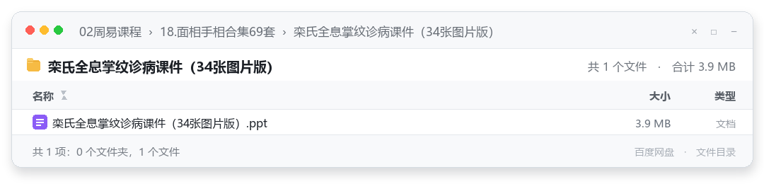 栾氏全息掌纹诊病课件(34张图片版)
