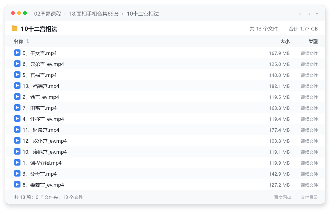 10十二宫相法